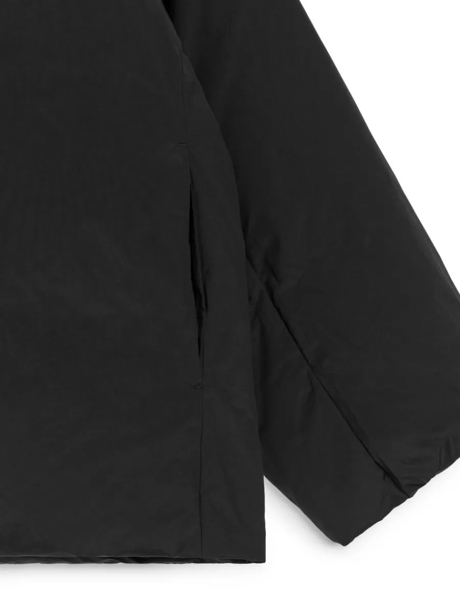 Manteaux Et Vestes-ARKET Veste à col montant Upcycled Down Noir