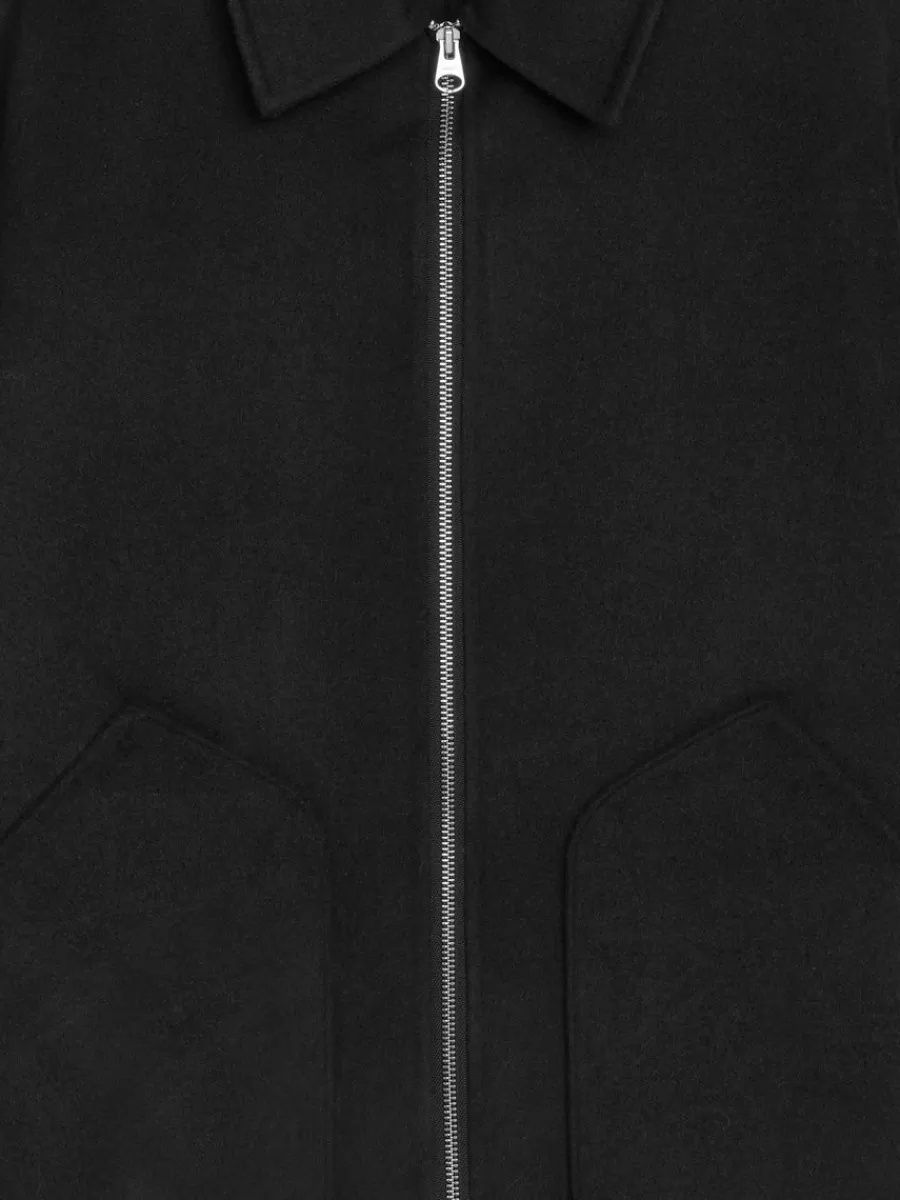 Manteaux Et Vestes-ARKET Veste courte en laine double face Noir