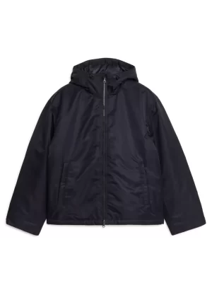 Manteaux Et Vestes-ARKET Veste de sport à capuche Bleu-noir