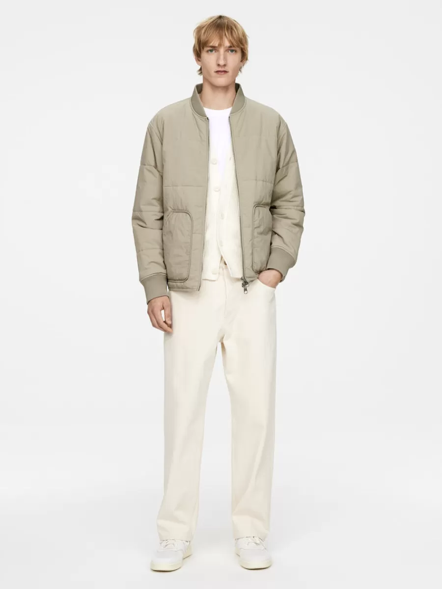 Manteaux Et Vestes-ARKET Veste doublée matelassée Taupe clair