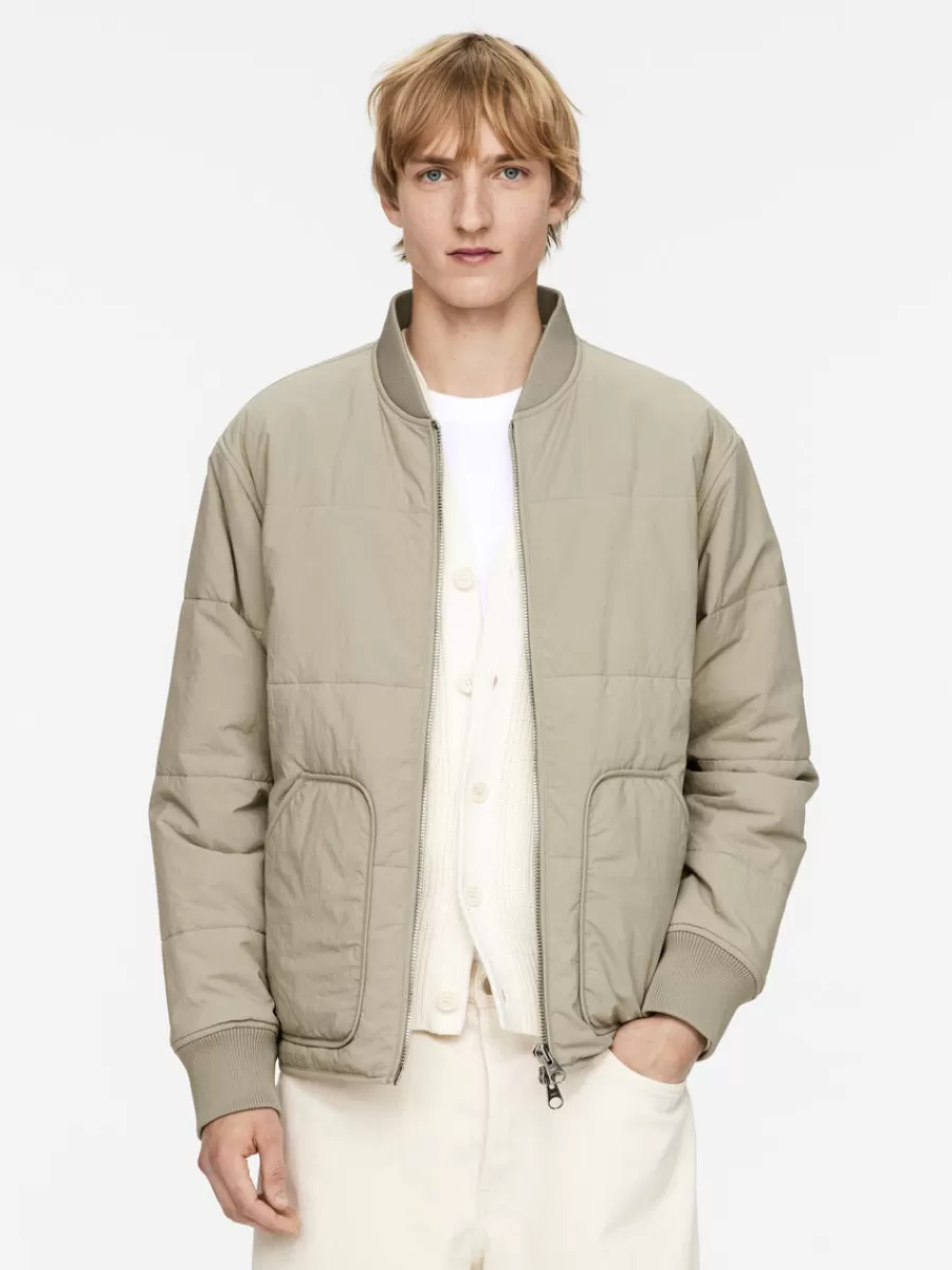 Manteaux Et Vestes-ARKET Veste doublée matelassée Taupe clair