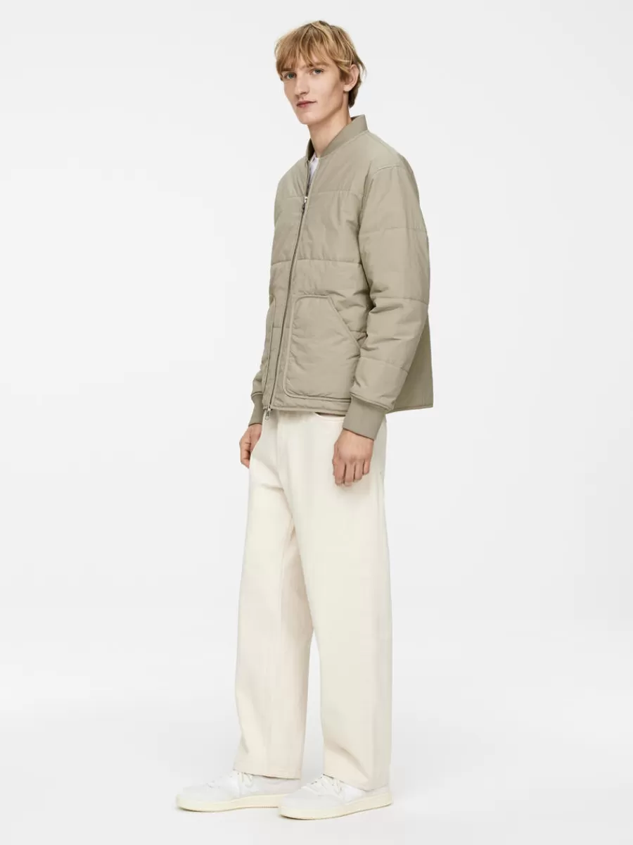 Manteaux Et Vestes-ARKET Veste doublée matelassée Taupe clair