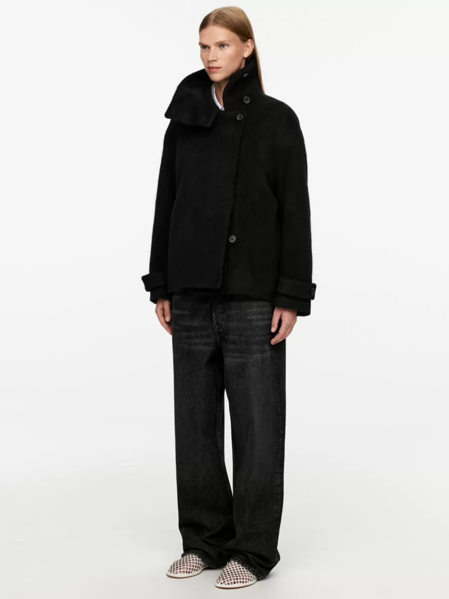 Manteaux Et Vestes-ARKET Veste douce en laine mélangée Noir