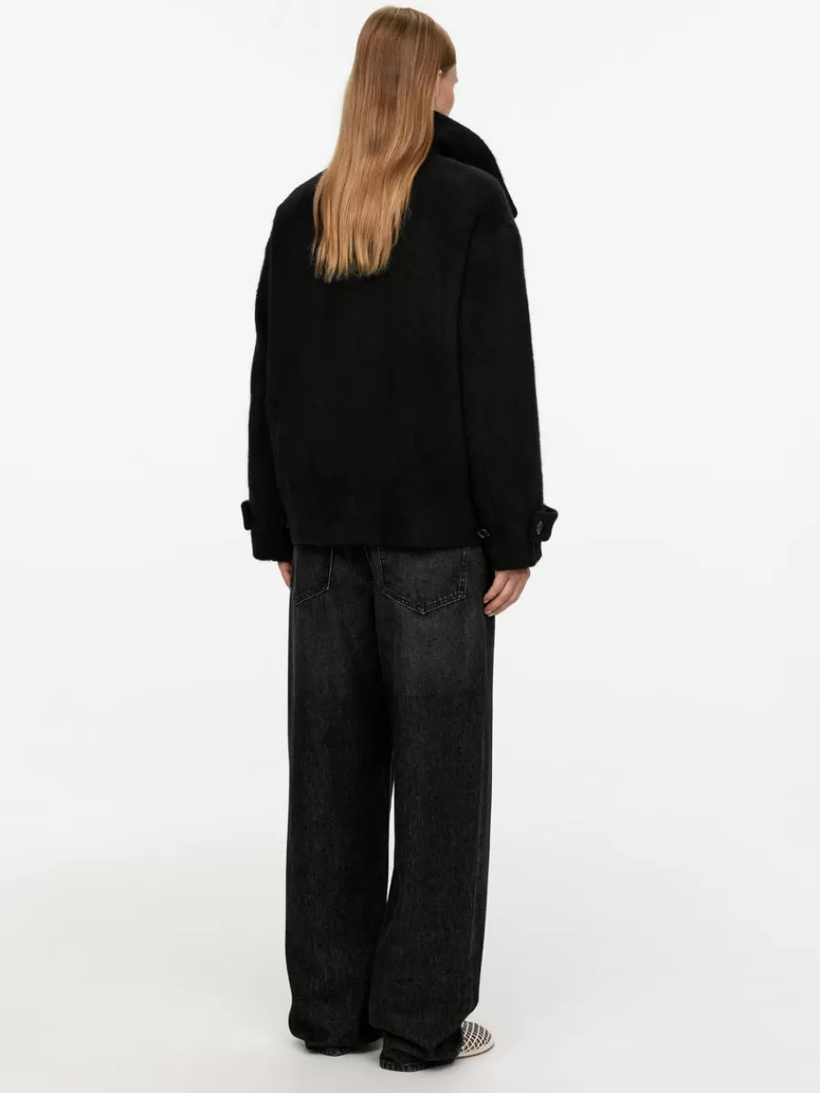 Manteaux Et Vestes-ARKET Veste douce en laine mélangée Noir