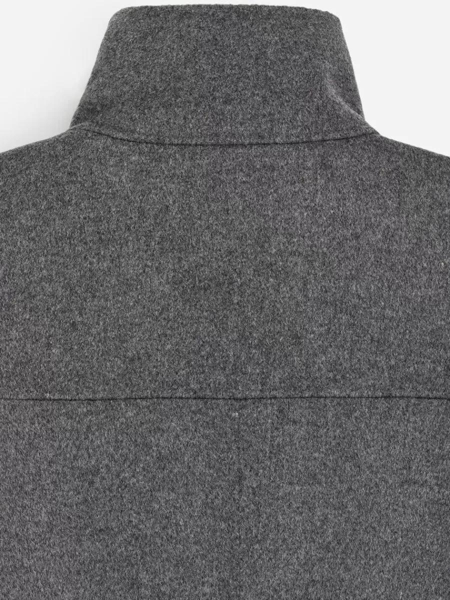 Manteaux Et Vestes-ARKET Veste en laine doublée mélangée Gris chiné