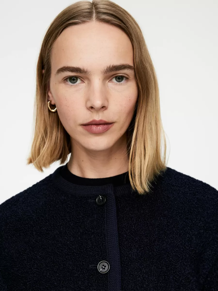 Blazers | Manteaux Et Vestes-ARKET Veste en laine et alpaga Bleu foncé