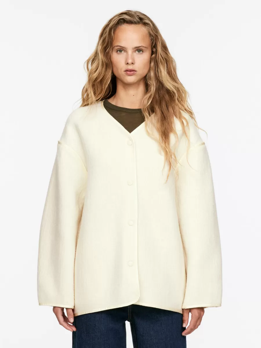 Blazers | Manteaux Et Vestes-ARKET Veste en mélange de laine Blanc