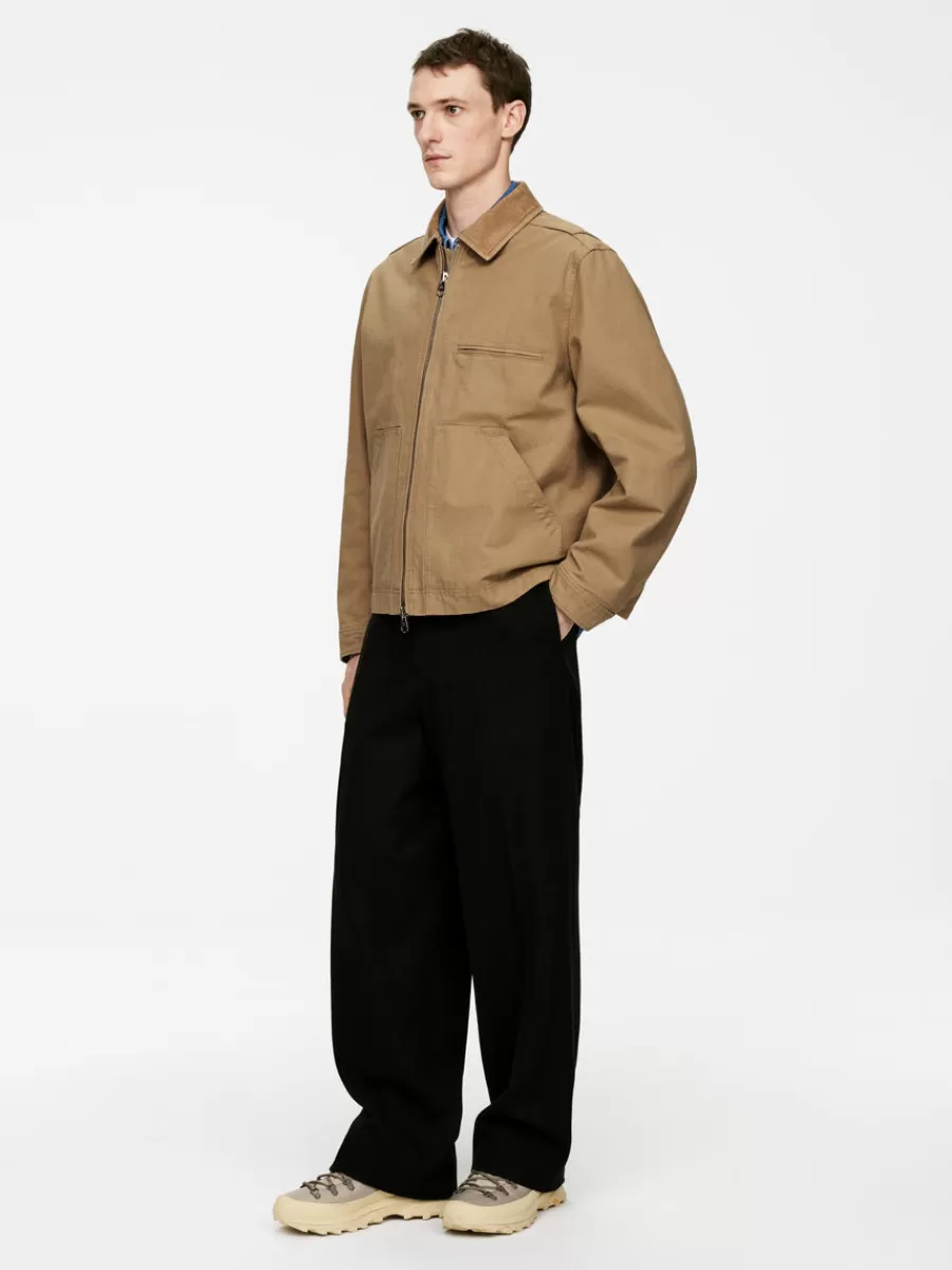 Manteaux Et Vestes-ARKET Veste en toile de coton Beige