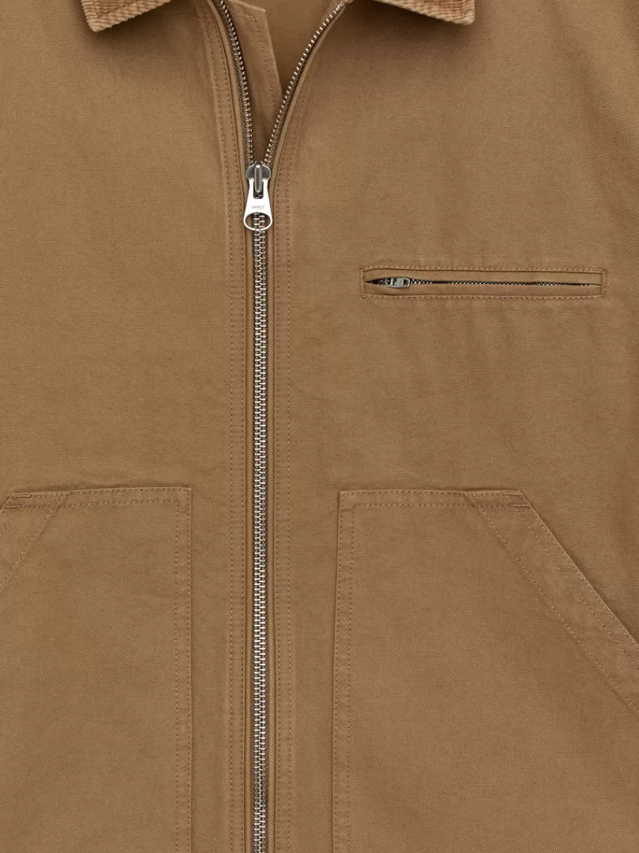 Manteaux Et Vestes-ARKET Veste en toile de coton Beige