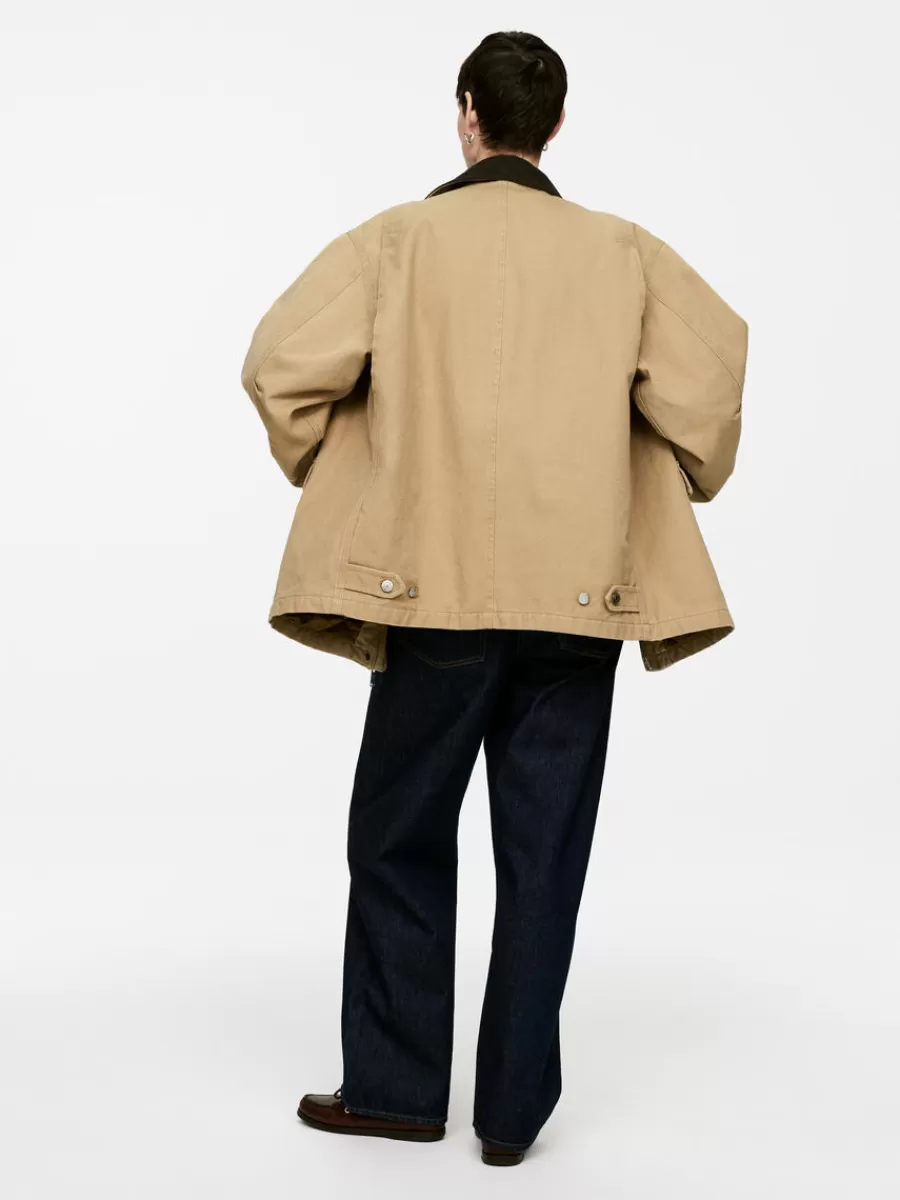 Manteaux Et Vestes-ARKET Veste en toile doublée Beige