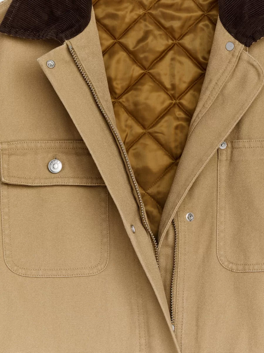 Manteaux Et Vestes-ARKET Veste en toile doublée Beige