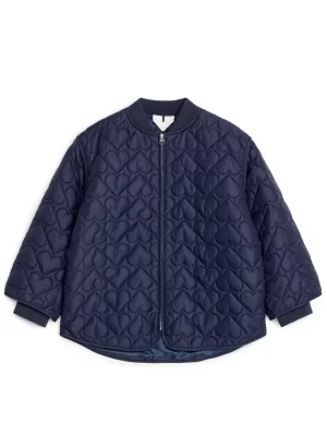 Manteaux Et Vestes | Manteaux Et Vestes-ARKET Veste matelassée Bleu foncé