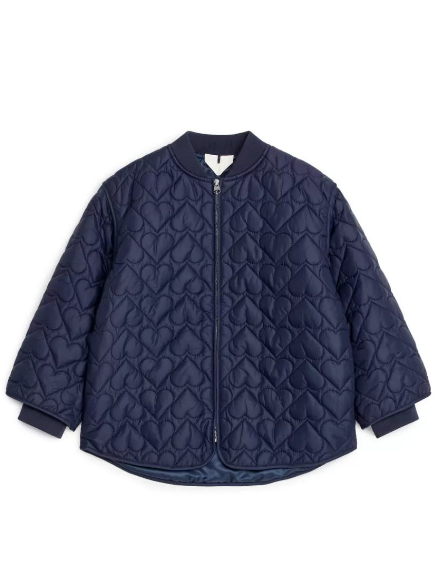 Manteaux Et Vestes | Manteaux Et Vestes-ARKET Veste matelassée Bleu foncé