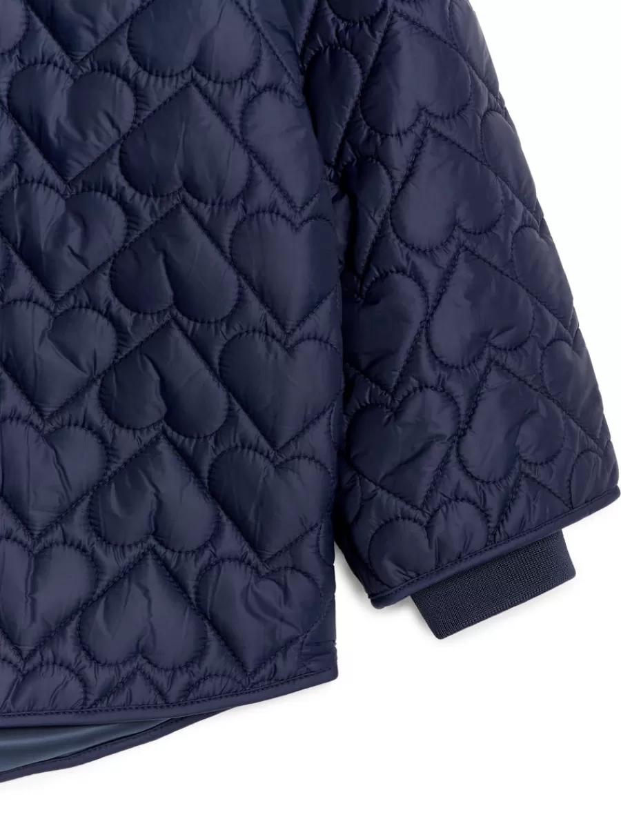 Manteaux Et Vestes | Manteaux Et Vestes-ARKET Veste matelassée Bleu foncé