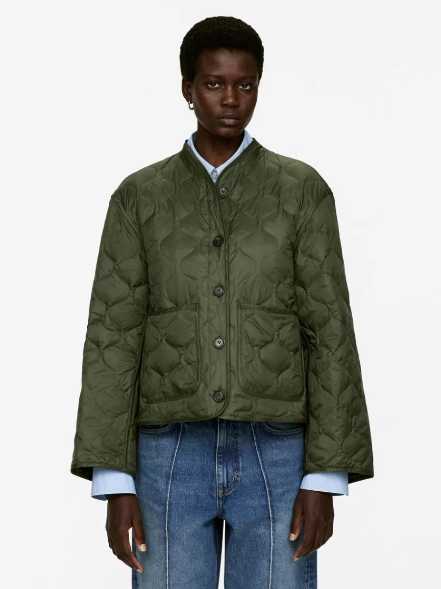 Manteaux Et Vestes-ARKET Veste matelassée 2 en 1 Upcycled Down Vert kaki