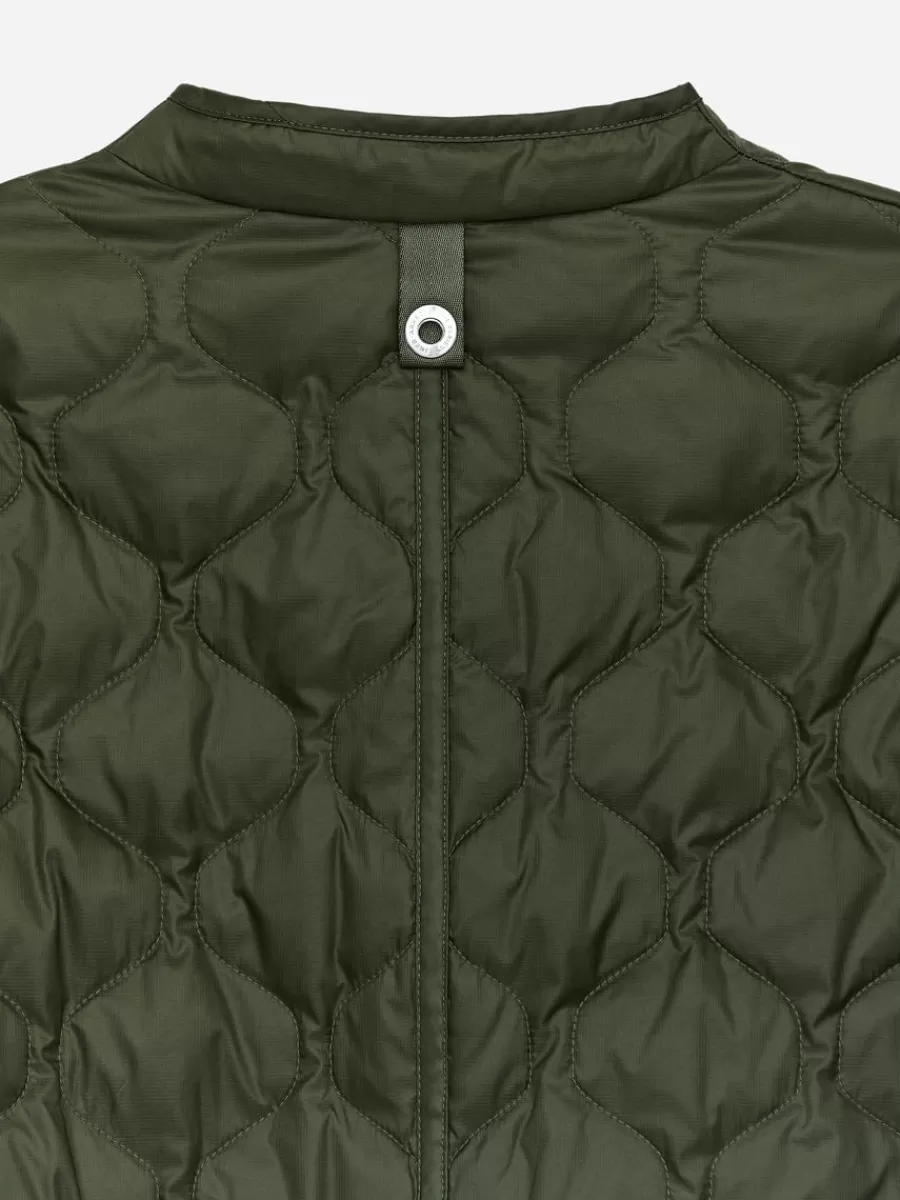 Manteaux Et Vestes-ARKET Veste matelassée 2 en 1 Upcycled Down Vert kaki