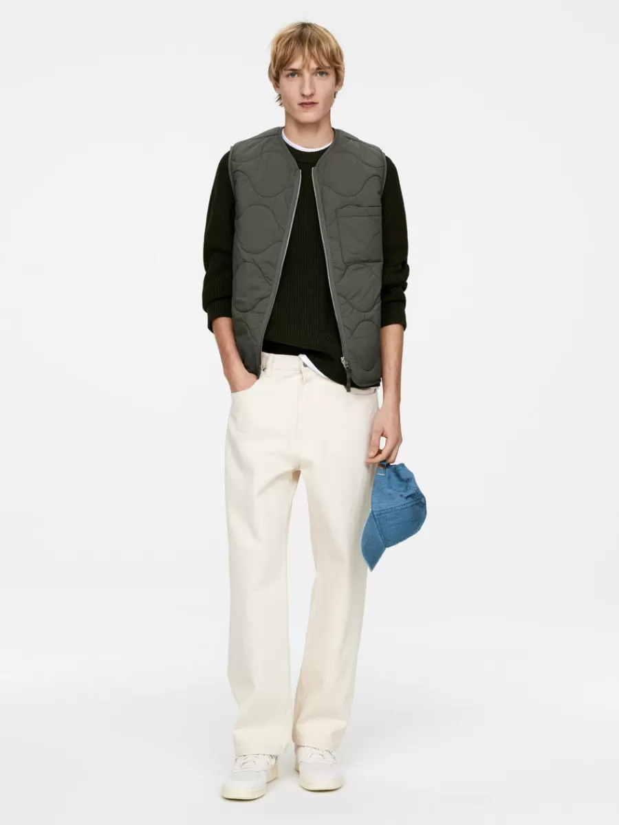 Manteaux Et Vestes-ARKET Veste matelassée sans manches 2-en-1 Vert