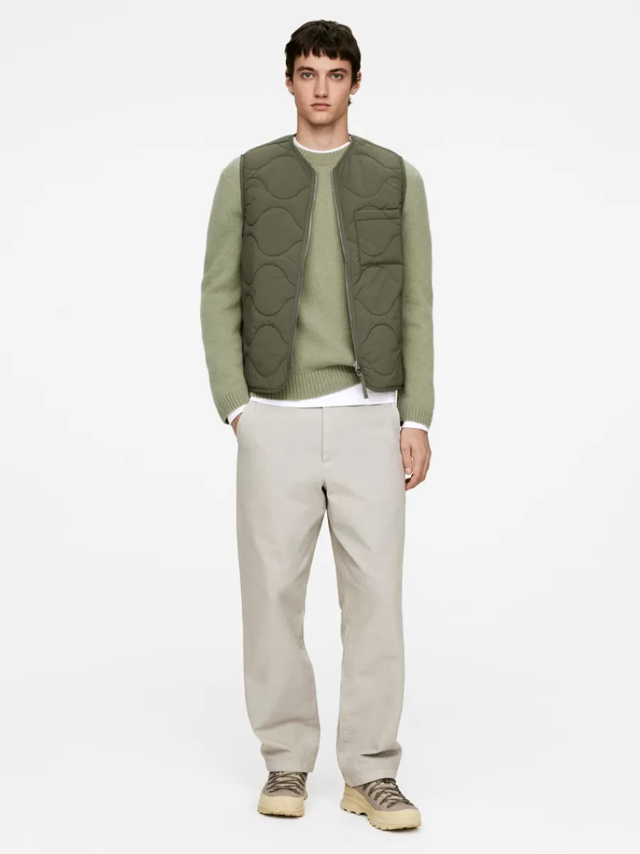 Manteaux Et Vestes-ARKET Veste matelassée sans manches 2-en-1 Vert