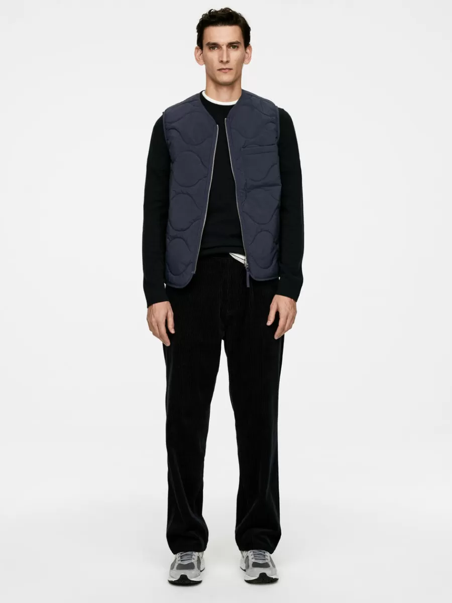 Manteaux Et Vestes-ARKET Veste matelassée sans manches 2-en-1 Bleu foncé