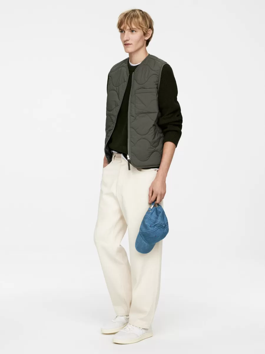 Manteaux Et Vestes-ARKET Veste matelassée sans manches 2-en-1 Vert