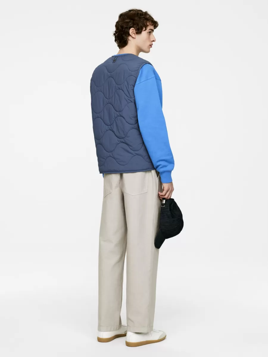 Manteaux Et Vestes-ARKET Veste matelassée sans manches 2-en-1 Bleu