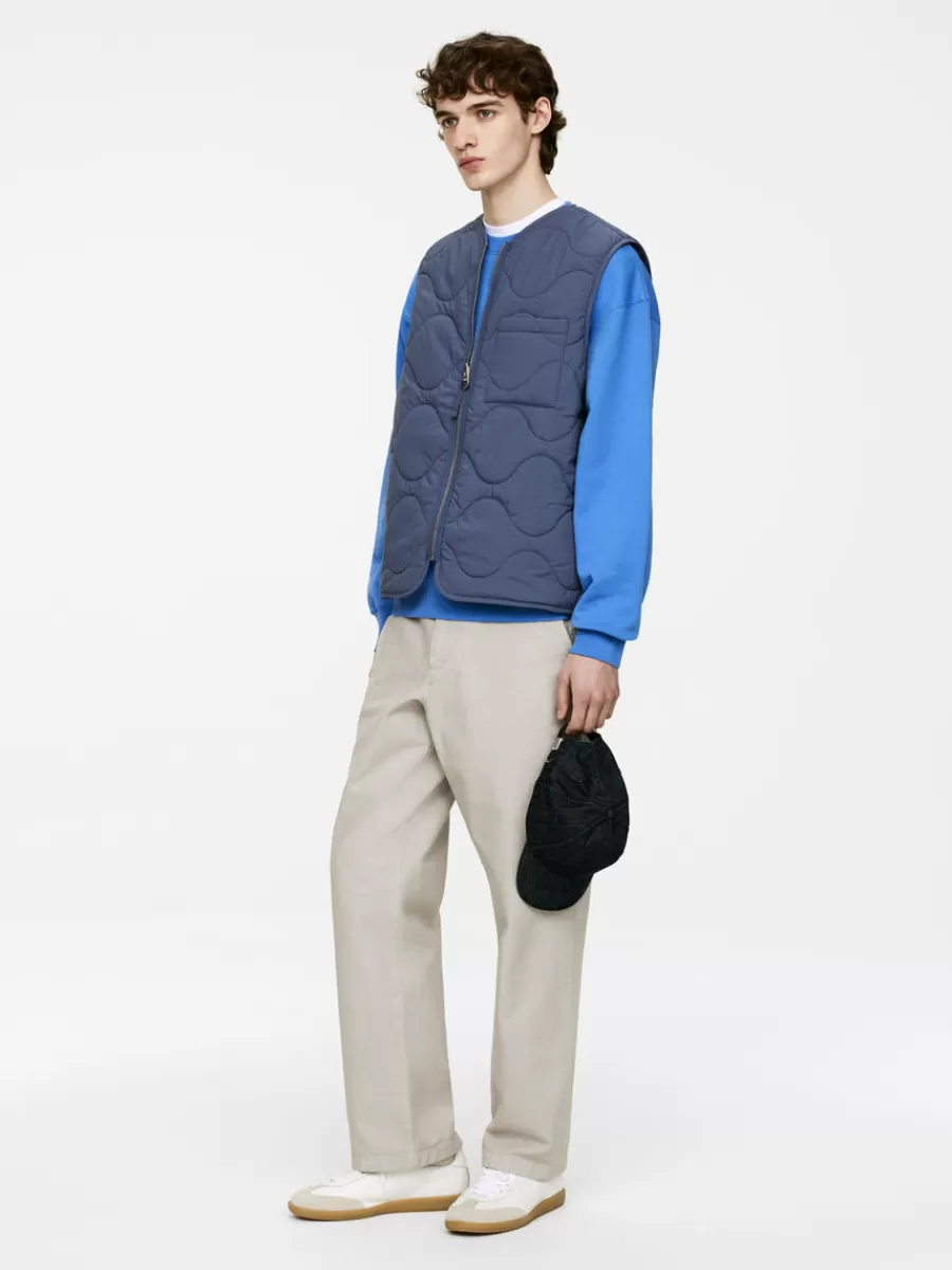 Manteaux Et Vestes-ARKET Veste matelassée sans manches 2-en-1 Bleu