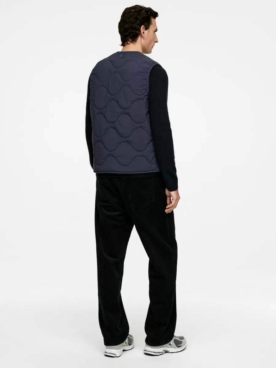 Manteaux Et Vestes-ARKET Veste matelassée sans manches 2-en-1 Bleu foncé