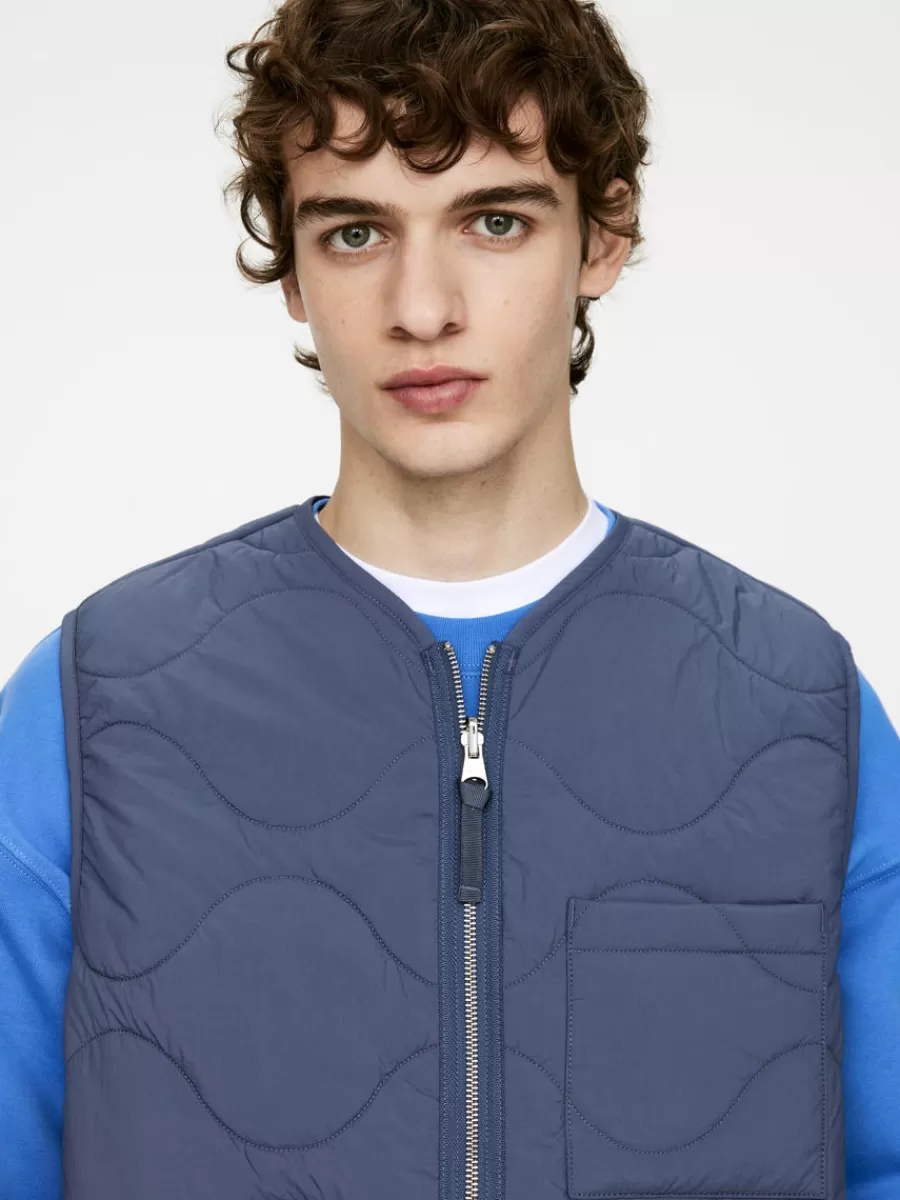 Manteaux Et Vestes-ARKET Veste matelassée sans manches 2-en-1 Bleu