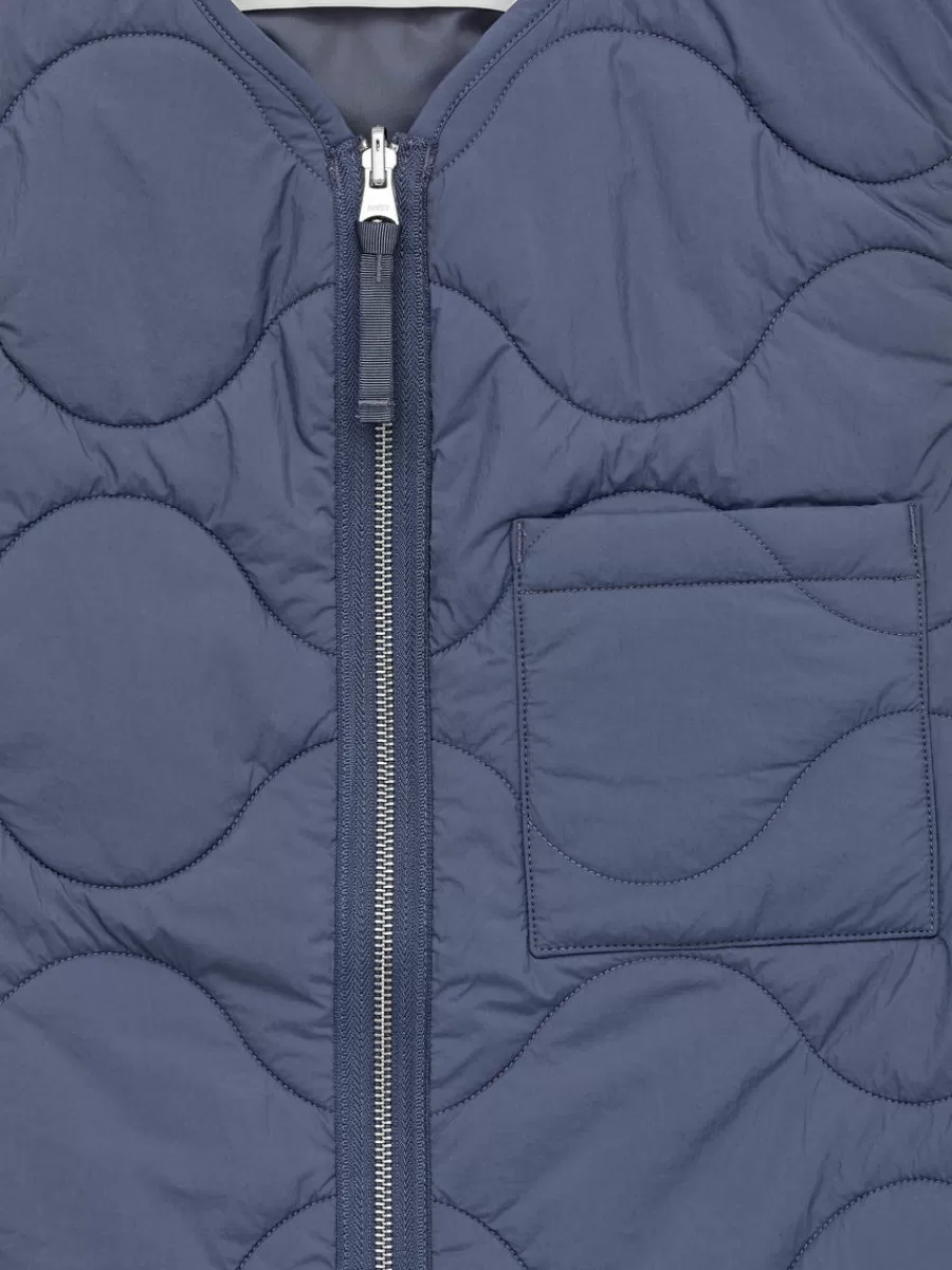 Manteaux Et Vestes-ARKET Veste matelassée sans manches 2-en-1 Bleu