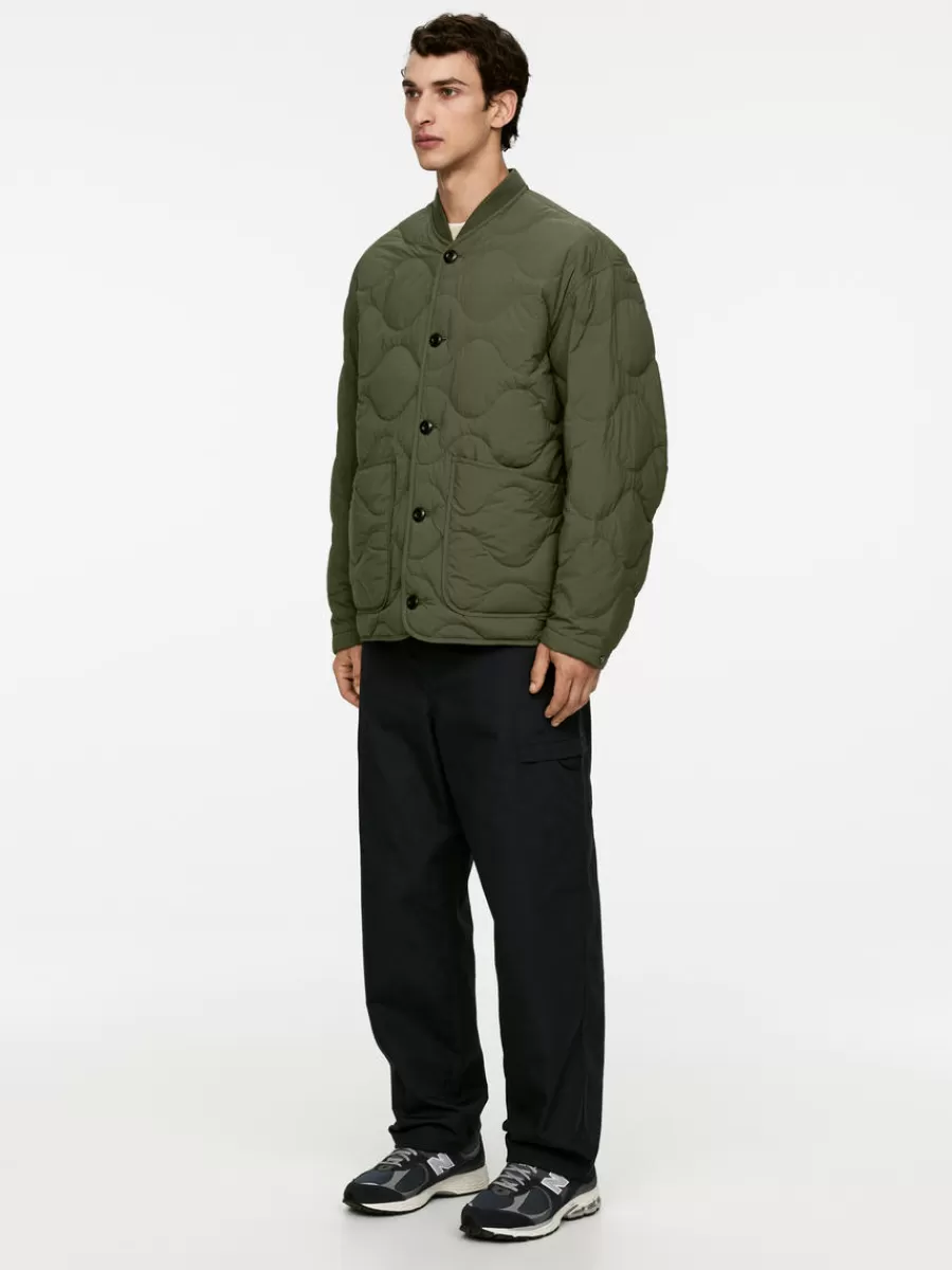 Manteaux Et Vestes-ARKET Veste matelassée Upcycled Down Vert