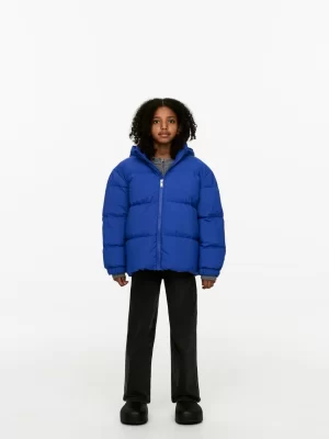 Manteaux Et Vestes | Manteaux Et Vestes-ARKET Veste Upcycled Down Bleu