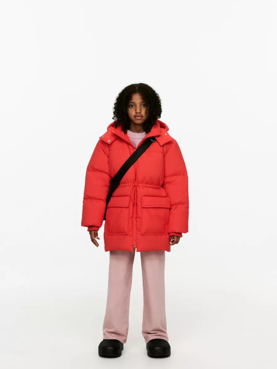 Manteaux Et Vestes-ARKET Veste Upcycled Down Rouge