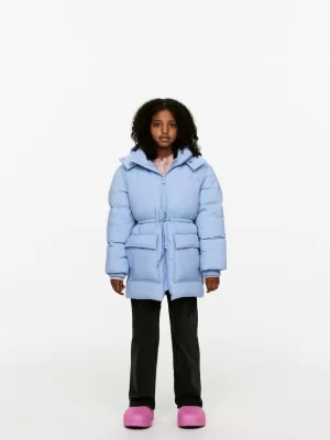Manteaux Et Vestes-ARKET Veste Upcycled Down Bleu ciel
