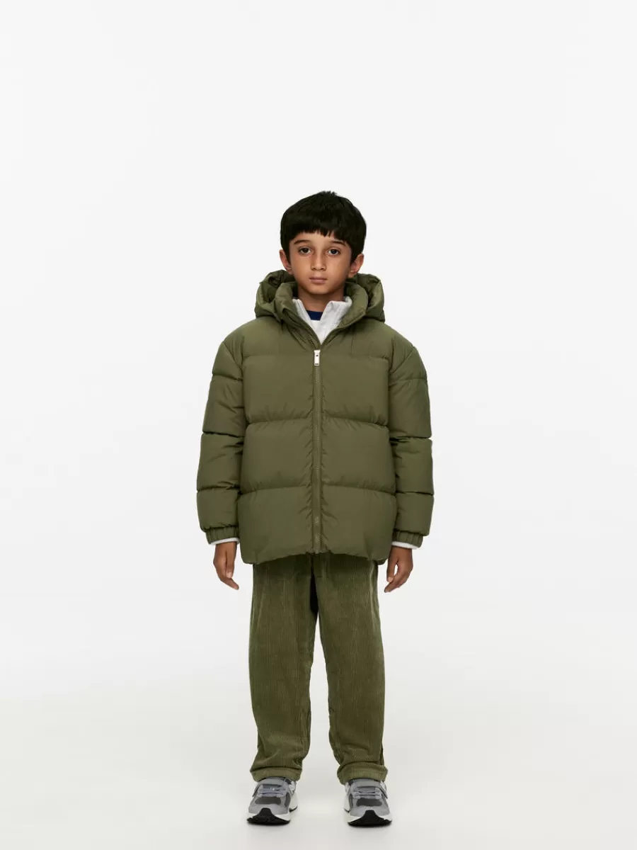 Manteaux Et Vestes | Manteaux Et Vestes-ARKET Veste Upcycled Down Vert kaki