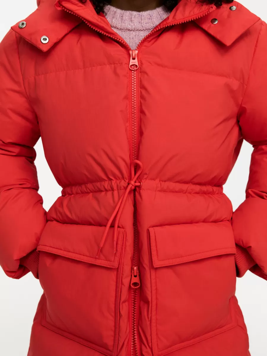 Manteaux Et Vestes-ARKET Veste Upcycled Down Rouge