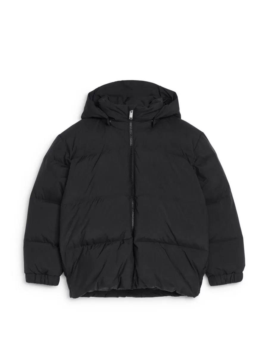 Manteaux Et Vestes | Manteaux Et Vestes-ARKET Veste Upcycled Down Noir