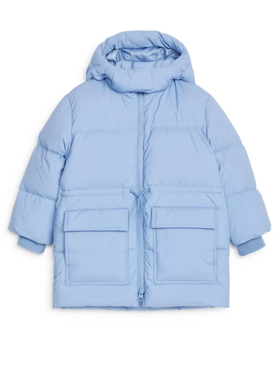 Manteaux Et Vestes-ARKET Veste Upcycled Down Bleu ciel