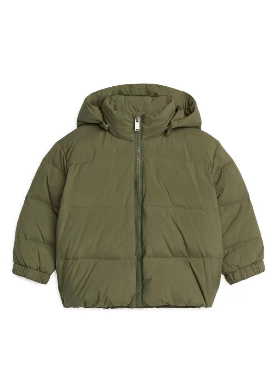 Manteaux Et Vestes | Manteaux Et Vestes-ARKET Veste Upcycled Down Vert kaki