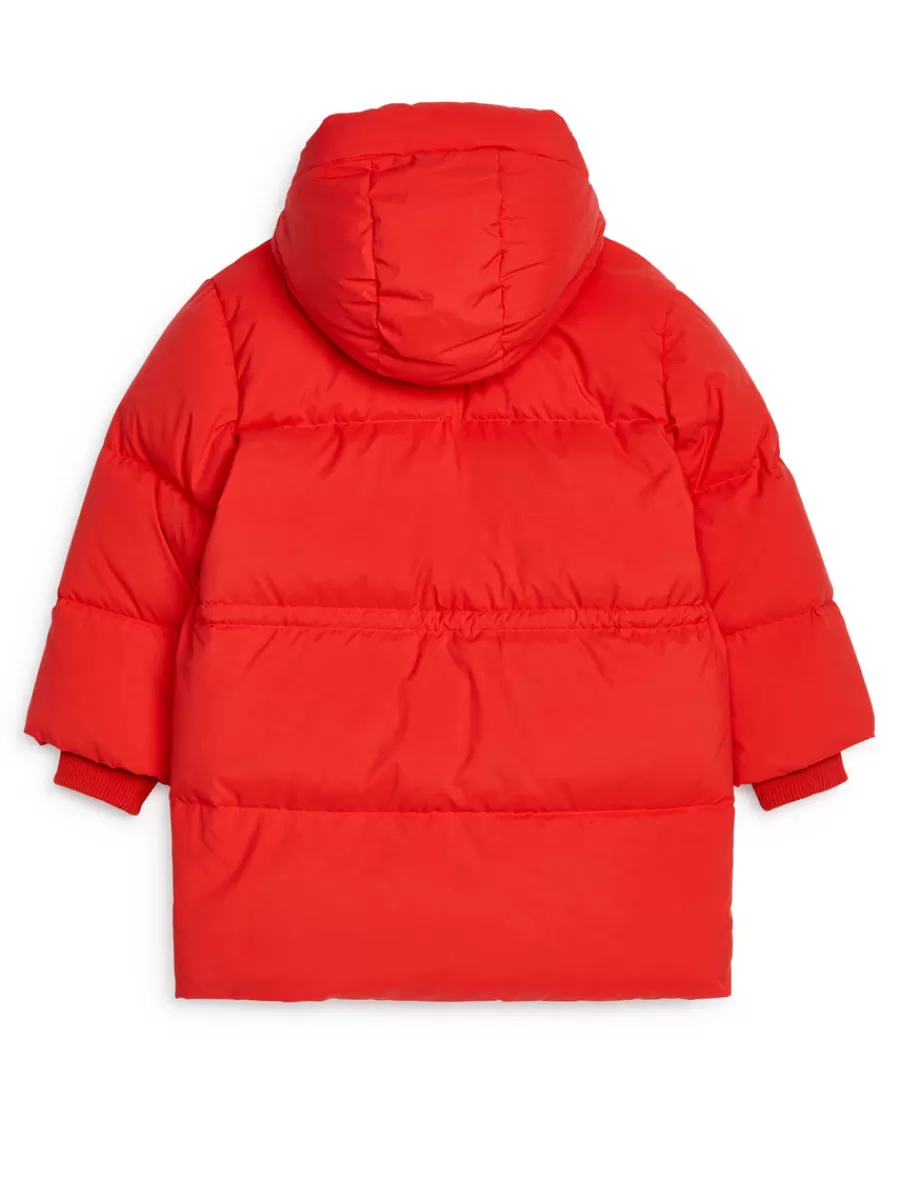 Manteaux Et Vestes-ARKET Veste Upcycled Down Rouge