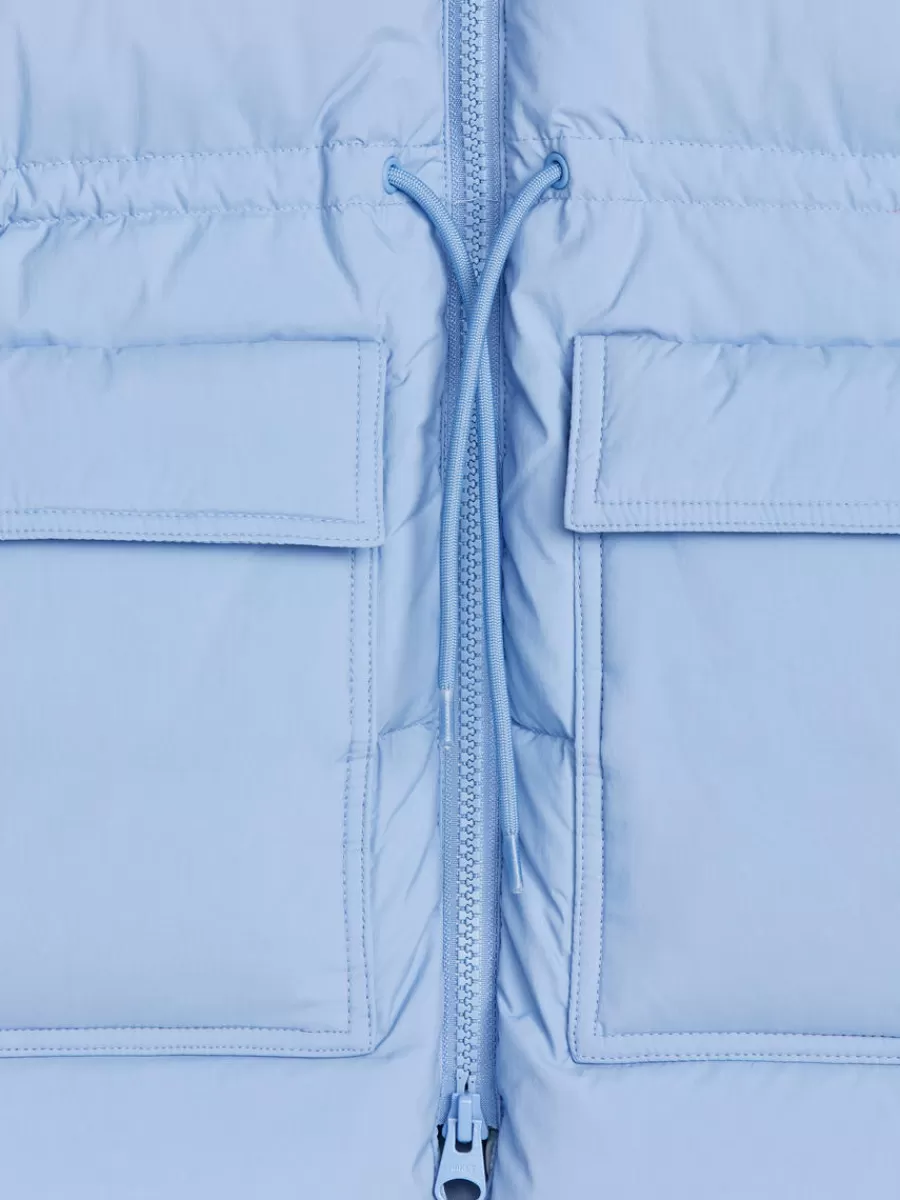Manteaux Et Vestes-ARKET Veste Upcycled Down Bleu ciel
