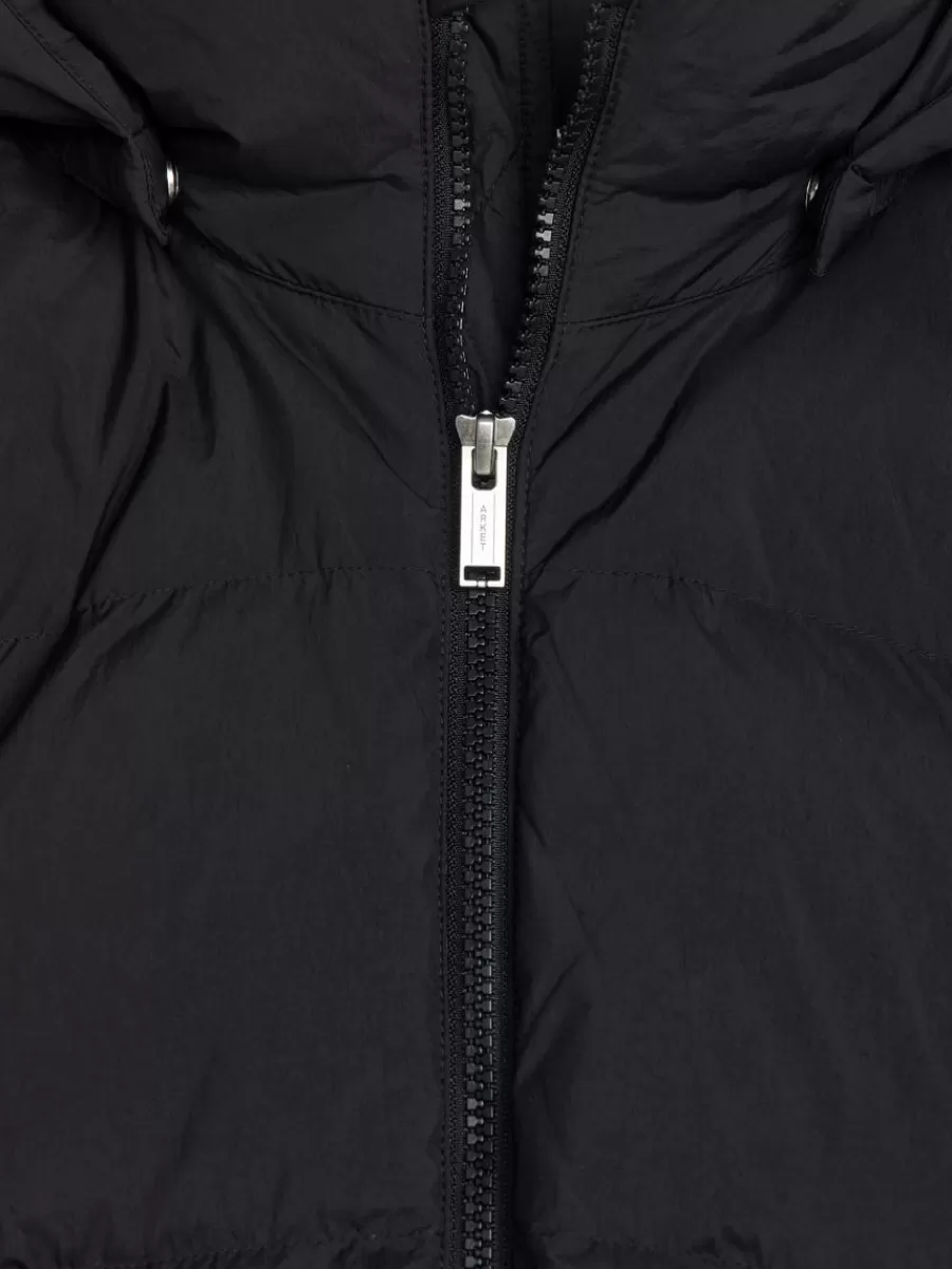 Manteaux Et Vestes | Manteaux Et Vestes-ARKET Veste Upcycled Down Noir